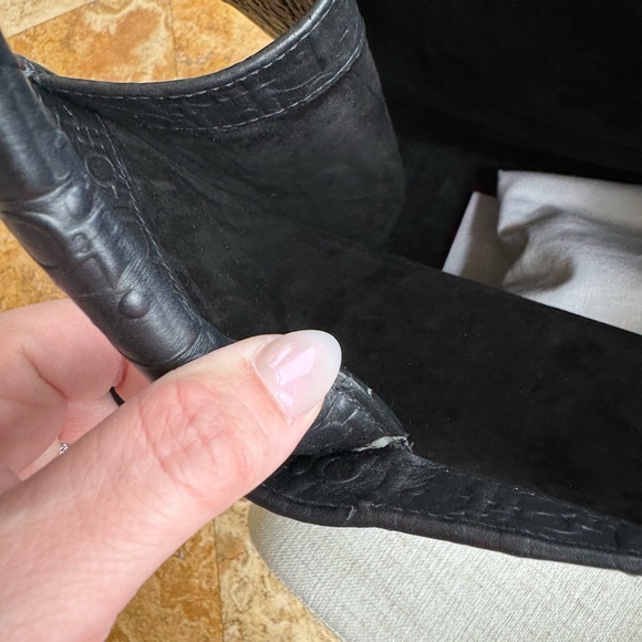 Christian Dior Large Book Tote Black Embossed Leather - Picture 8 of 16